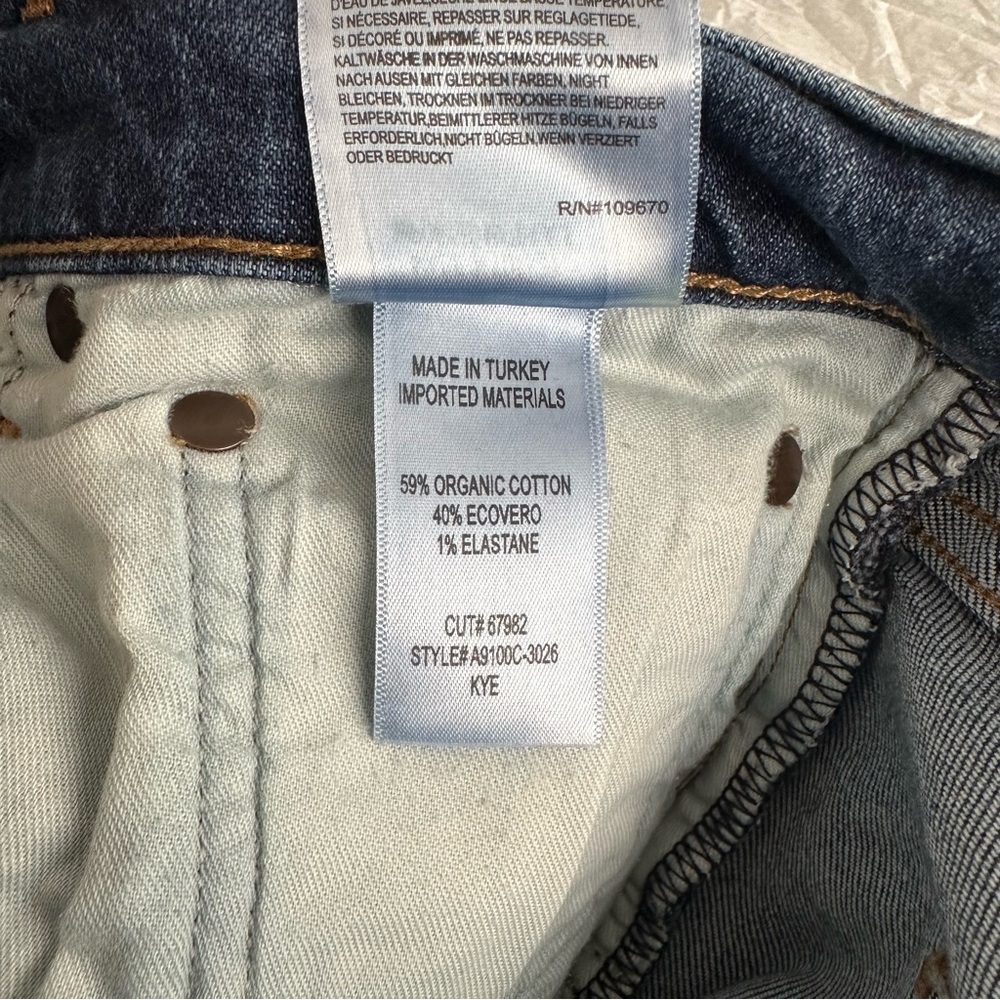 AGOLDE Kye Mid Rise Straight Ankle Jeans Size 28 - Picture 11 of 15